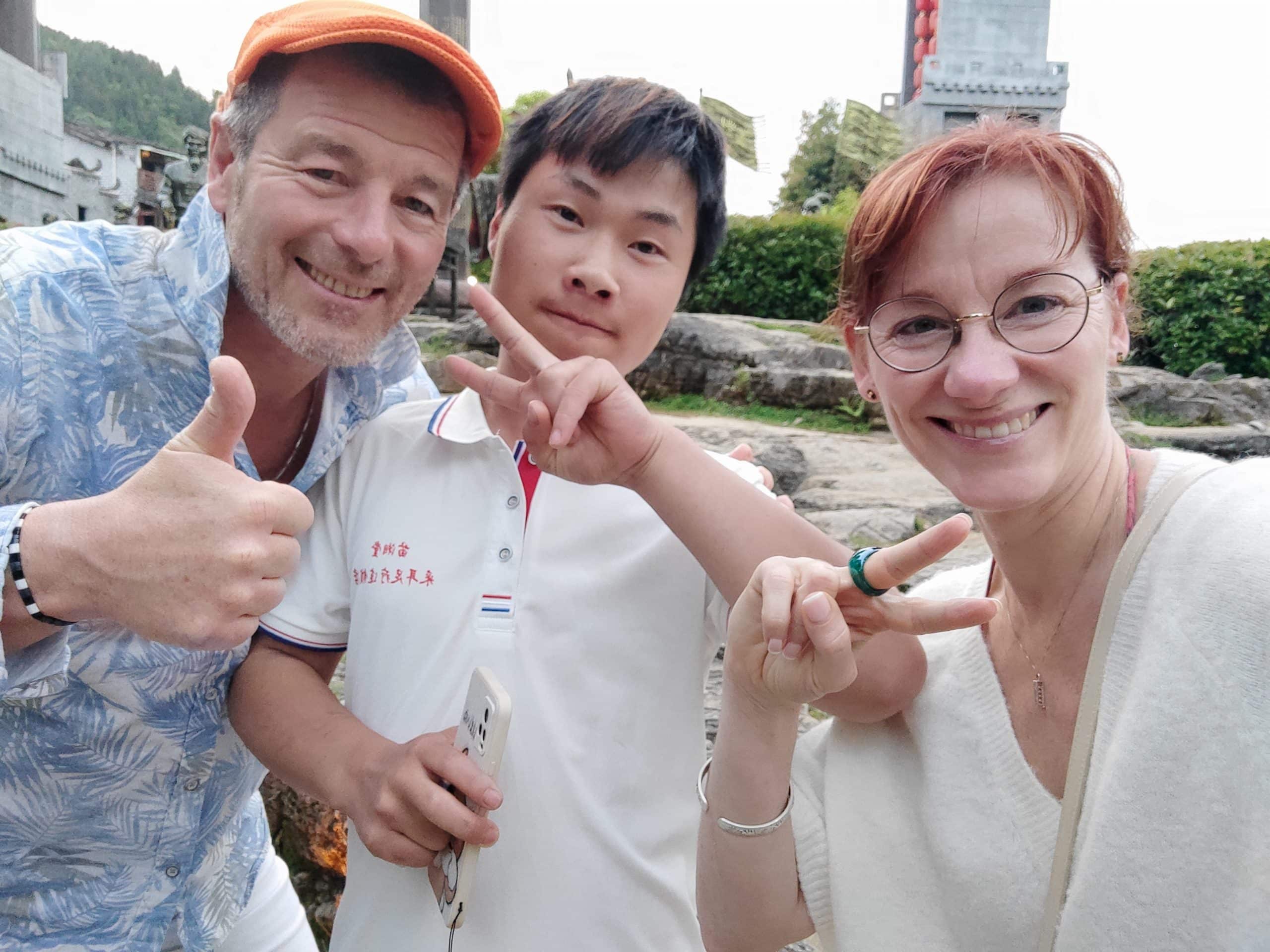 Anne-Marie et sa famille – Circuit premiers pas en Chine – avril / mai 2024